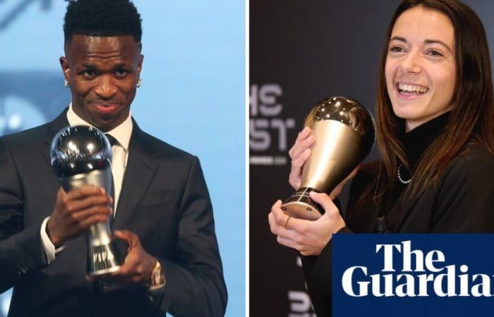 Vinícius Júnior and Aitana Bonmatí win best player awards at Fifa 2024 awards | FIFA