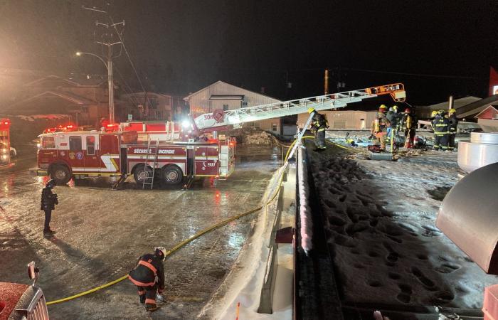 Start of fire at the St-Méthode Bakery: temporary shutdown of part of production