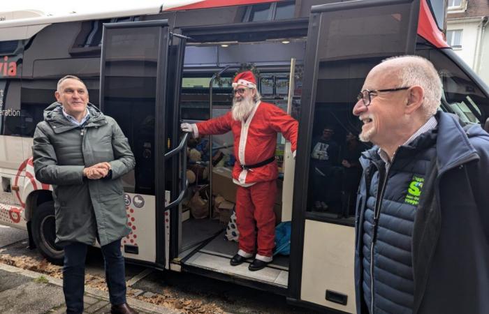 The Saint-Dié-des-Vosges children’s day hospital received a visit from Santa Claus