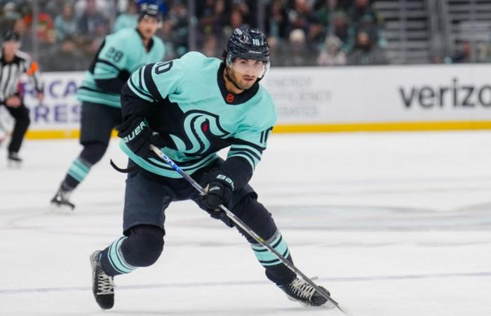 Seattle Kraken’s Matty Beniers to Play in His 200th NHL Game – The Hockey Writers – Seattle Kraken