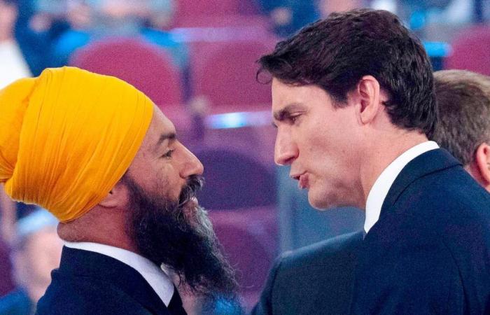 Trudeau and Singh: two merry men at the head of a country