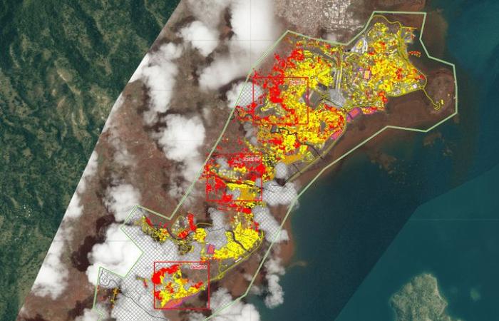 more than half of the buildings are destroyed or damaged in the northeast of the archipelago