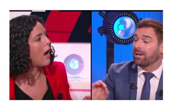 “Calm down, have a glass of water”: On BFMTV, Julien Odoul (RN) makes a “sexist” remark to Manon Aubry (LFI), Benjamin Duhamel reframes it