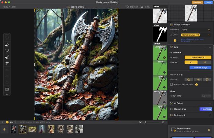 Aiarty Image Matting revolutionizes the way AI removes and replaces image background