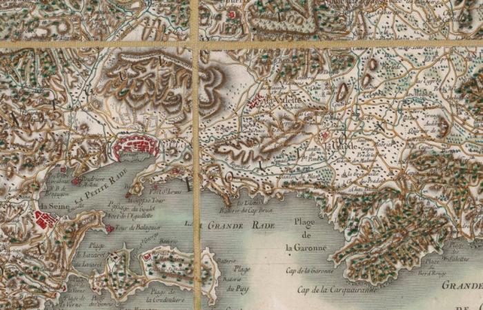 Cassini’s famous map has just been put online: this is what Toulon looked like 250 years ago