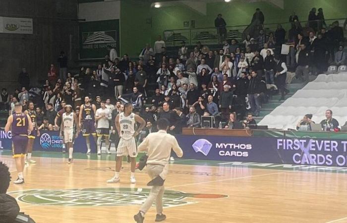 in Nanterre, a Champions League match interrupted after the irruption of a pro-Palestinian activist