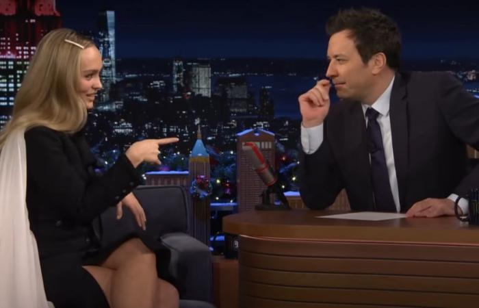 when Lily-Rose Depp teaches Jimmy Fallon a very French expression