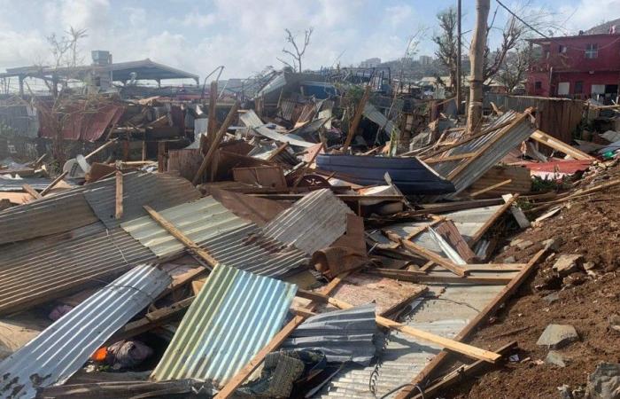 in Mayotte, residents are trying to rebuild in a setting of ruins