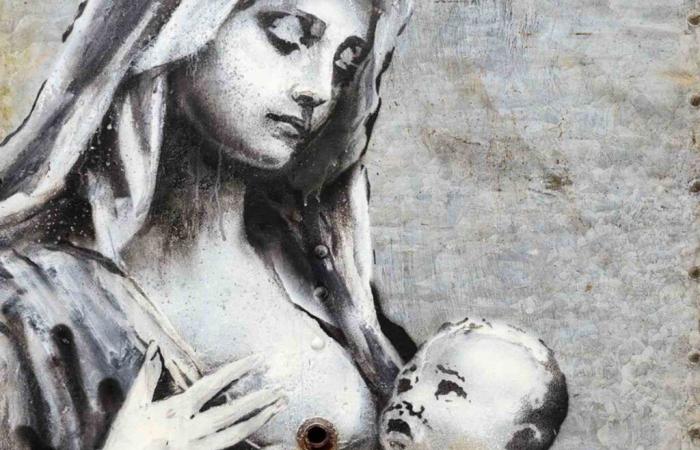 Banksy returns with a Madonna and Child: is the work dedicated to Gaza?