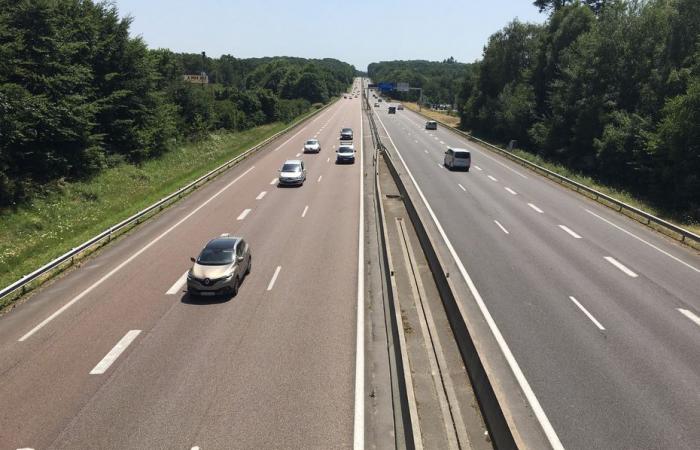 a couple intercepted for traffic on the A20 motorway