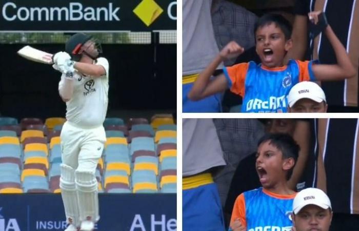 IND vs AUS 3rd round: Indian boy gives Travis Head a fiery salute after Md. Siraj fired him