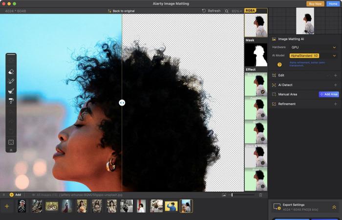 Aiarty Image Matting revolutionizes the way AI removes and replaces image background