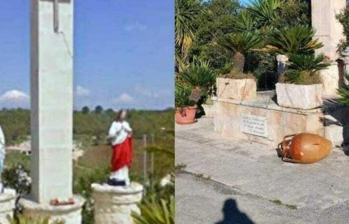 thefts of sacred statues, the simulacra of Padre Pio, Madonna and Jesus disappear in one night