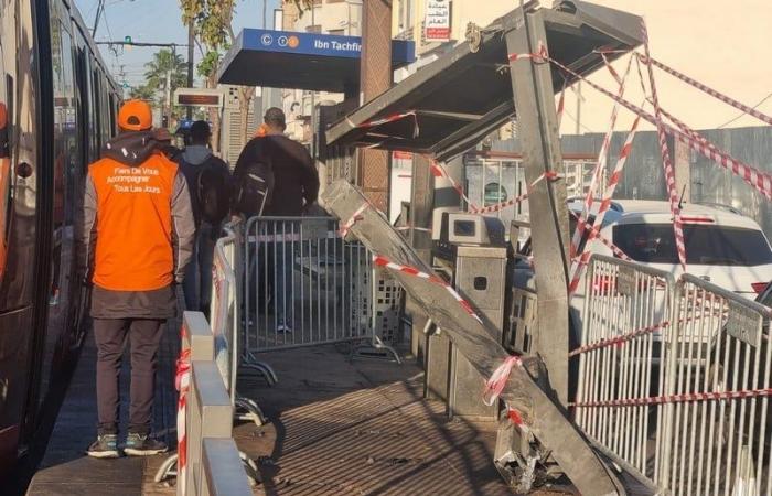 Two dead in an accident at the Ibn Tachfine Tramway station