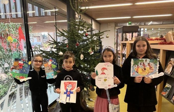 Labarthe-sur-Lèze. Prize giving for the Christmas drawing competition