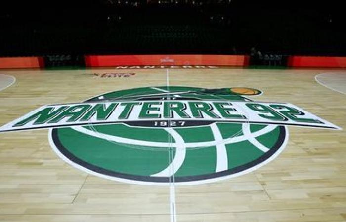 the match between Nanterre and the Israeli team Hapoel Holon interrupted a few minutes after the deployment of Palestinian flags