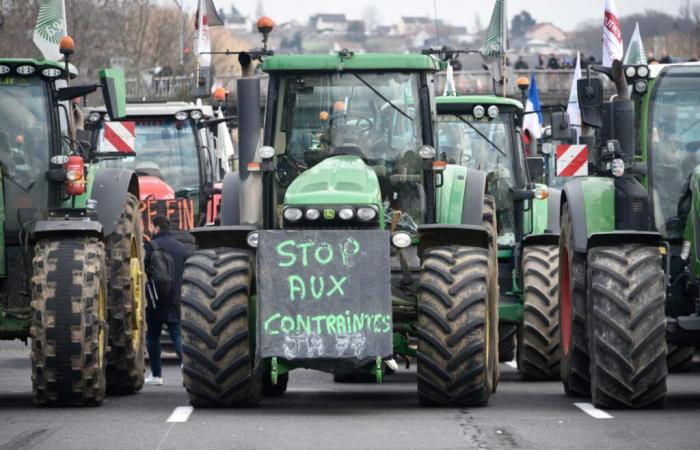 Albi: illuminated tractors for the farmers’ Christmas parade