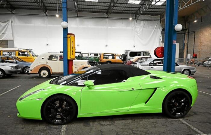 The Lamborghini seized during the saber attack in Lorient to be auctioned this Saturday