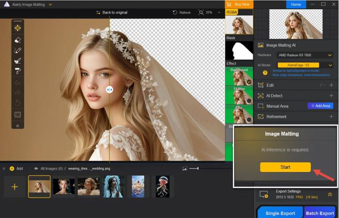 Aiarty Image Matting revolutionizes the way AI removes and replaces image background