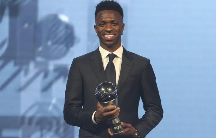 Vinicius Junior recovers from the pain of the Ballon d’Or and wins the FIFA Best Player award