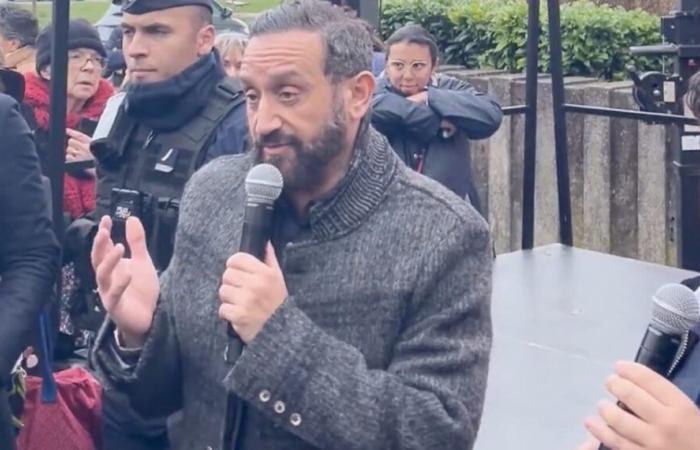 Cyril Hanouna takes to the streets to try to save C8