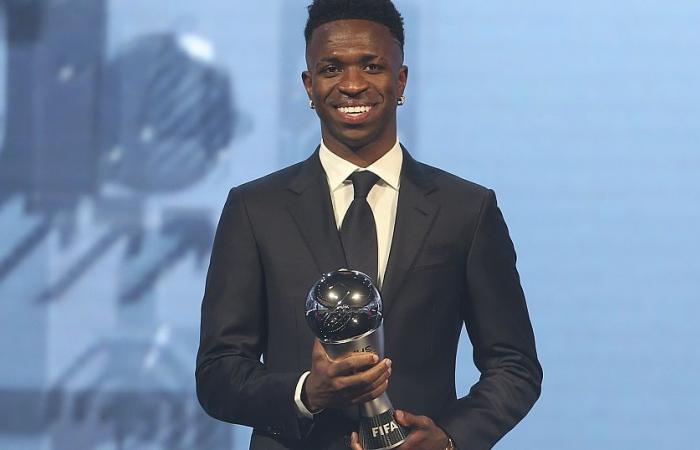 Football: Vinicius Junior crowned best player of 2024 by FIFA