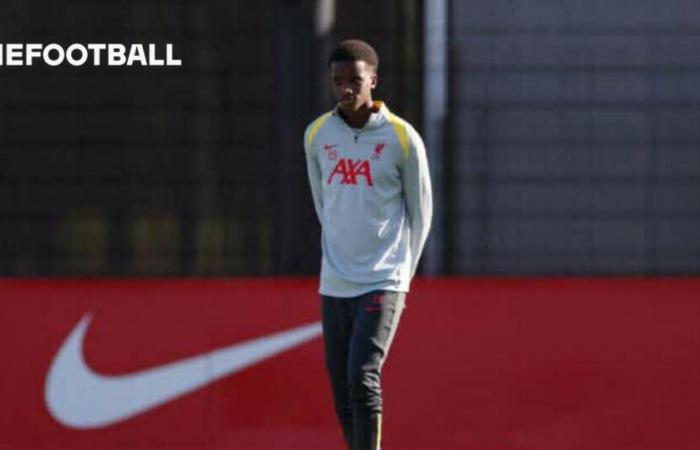 Liverpool teenager set to make full debut tonight at Southampton