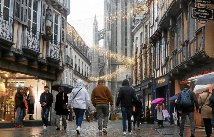 In Quimper, the rush for gifts is slow to be felt