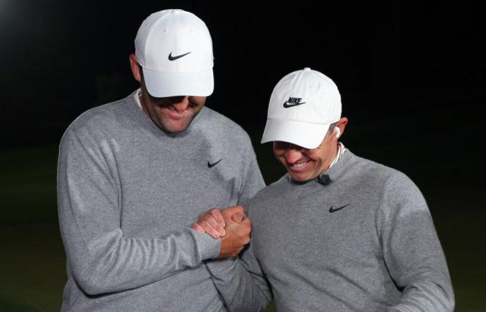 Scottie Scheffler and Rory McIlroy shut down Bryson DeChambeau and Brooks Koepka