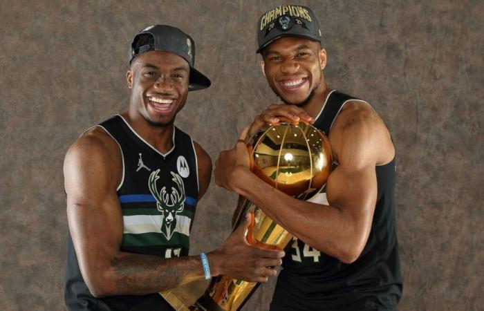 “Love Him to Death”: Missing Wife Through Pregnancy, Giannis Makes Emotional Confession After Thanasis Antetokounmpo’s NBA Cup Support