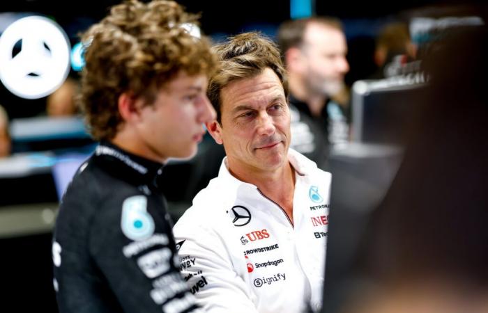 F1 debut at Mercedes under high pressure