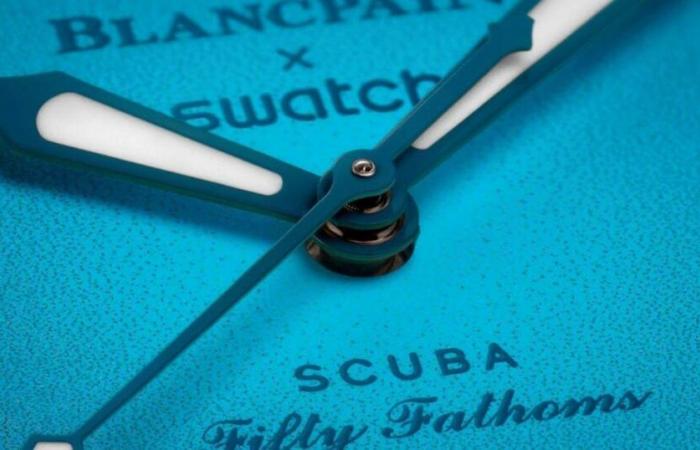 A new Swatch x Blancpain Scuba Fifty Fathoms Blue Lagoon launched on the sly