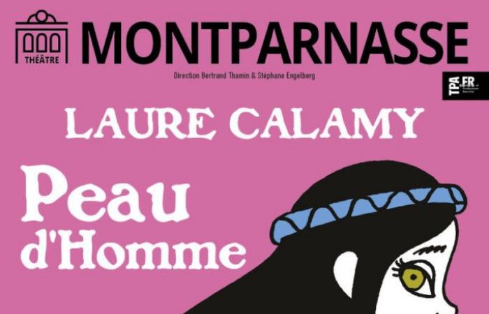 Peau d’homme: Laure Calamy in the cult comic strip at the Théâtre Montparnasse