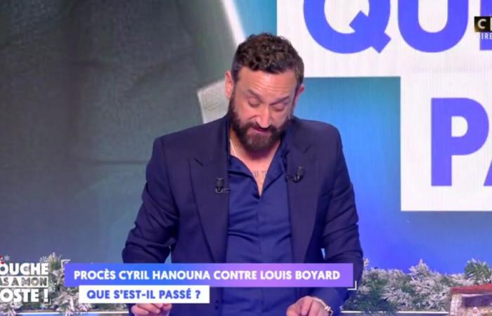 Cyril Hanouna, absent from his trial, reads SMS attributed to Louis Boyard in “TPMP”