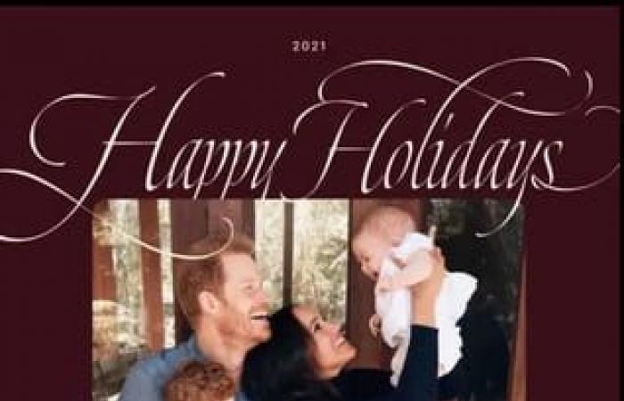 Harry and Meghan: in the Christmas card, there are also their children Archie and Lilibet and their dogs