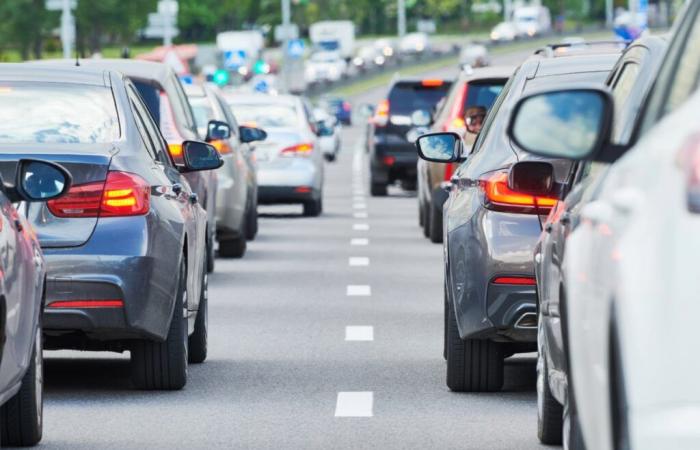 Live: busy traffic on the western ring road of Toulouse, this Wednesday evening