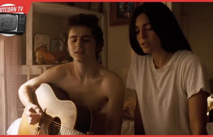 Timothée Chalamet canta Blowin’ In The Wind in A Complete Unknwon