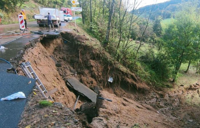 Floods: the Department of Loire announces reopening of the RD503 between Lupé and Saint-Pierre-de-Boeuf