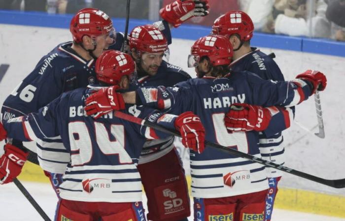 Ice hockey – Coupe de France. Grenoble advances to the semi-finals after a tense match