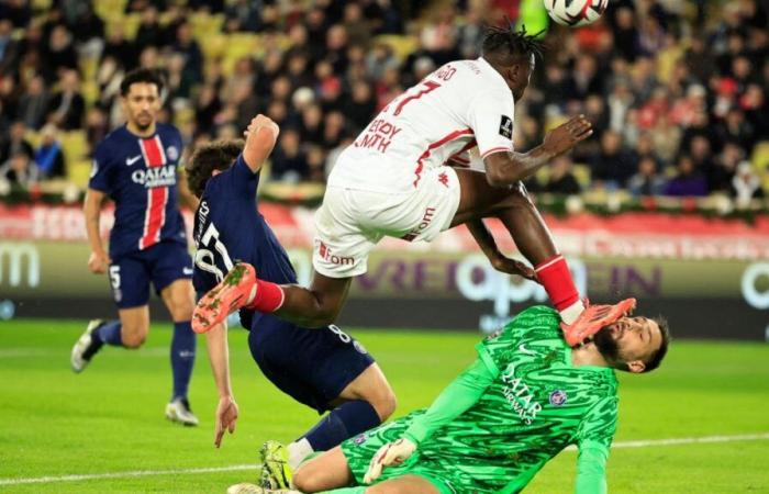 Donnarumma, kicked in the face by Singo in Monaco-PSG