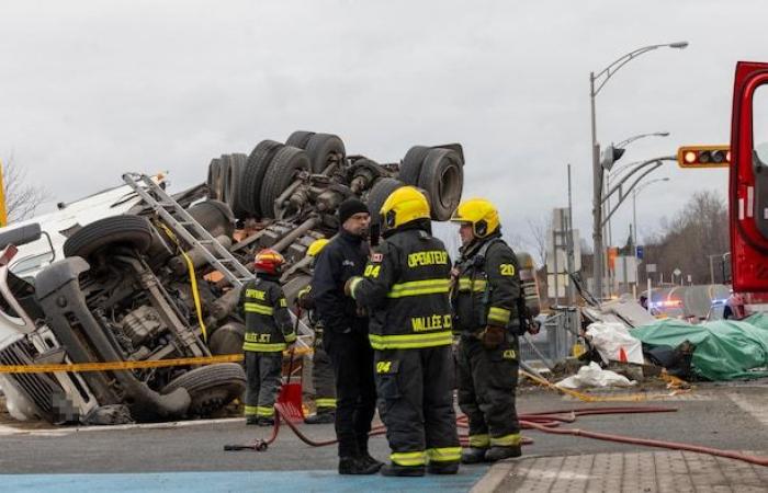 A driver died in an accident in Vallée-Jonction