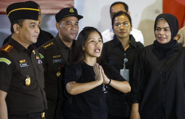 Filipina sentenced to death in Indonesia returned home