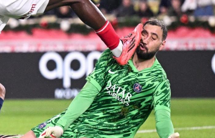 the mind-blowing images of Donnarumma’s face in Monaco