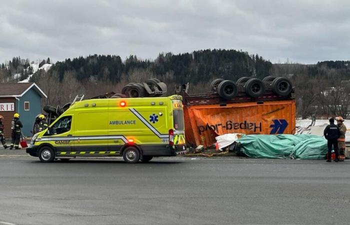 [IMAGES] Tragic accident: a driver fatally crushed by a truck in Vallée-Jonction