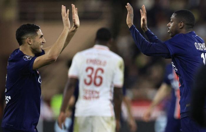 PSG wins by forceps against Monaco and consolidates its place as leader just before Christmas