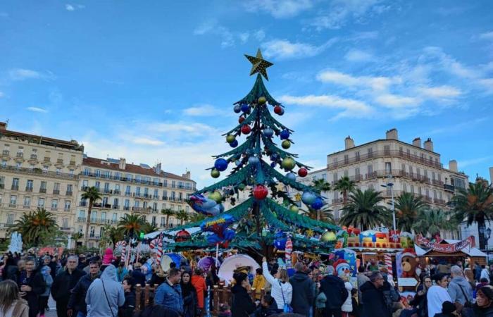 Toulon’s Christmas markets are adapting to the weather this Friday