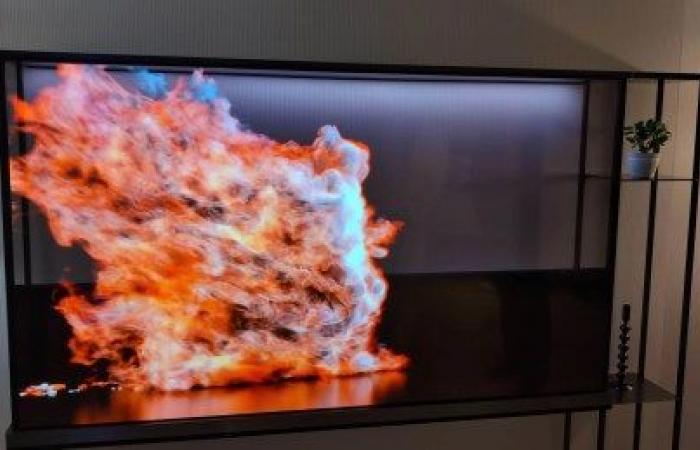 LG’s transparent OLED TV is available and the price stings a bit