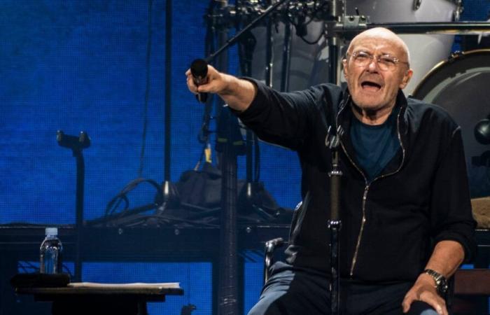 Phil Collins suffers physical damage from battery