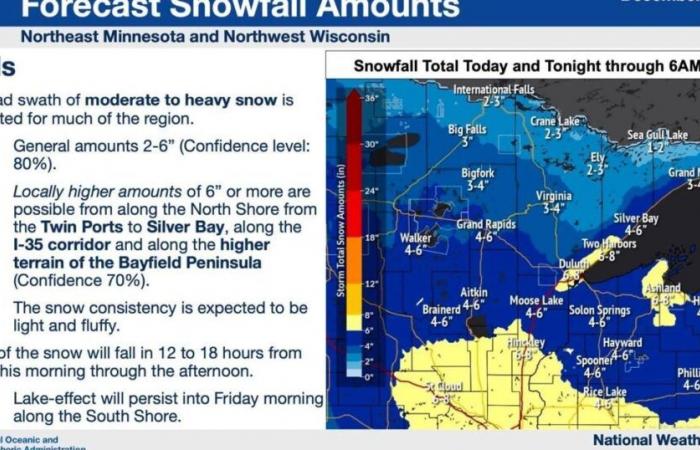 Snow forecast increases to 4-6 inches | APG State News