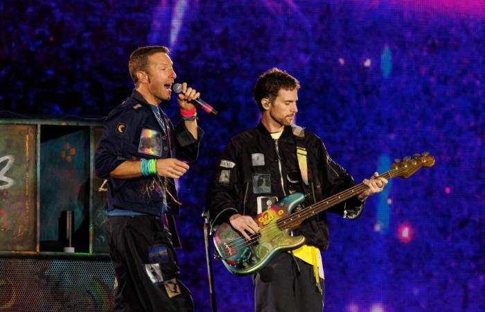 Coldplay’s Guy Berryman takes band’s plan to stop at 12 albums ‘with a pinch of salt’